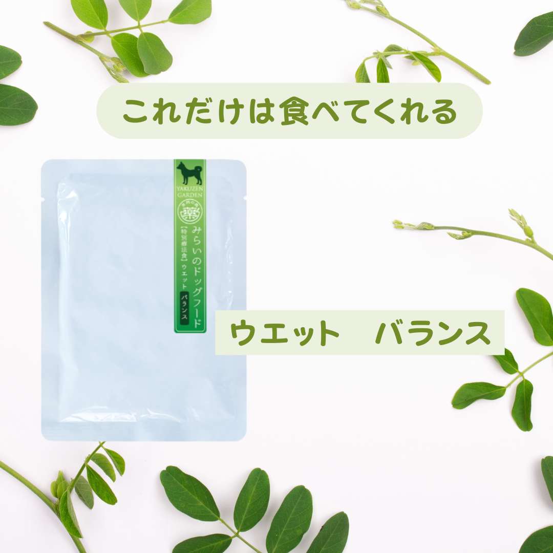 お電話：ウェットフードだけは食べるんです